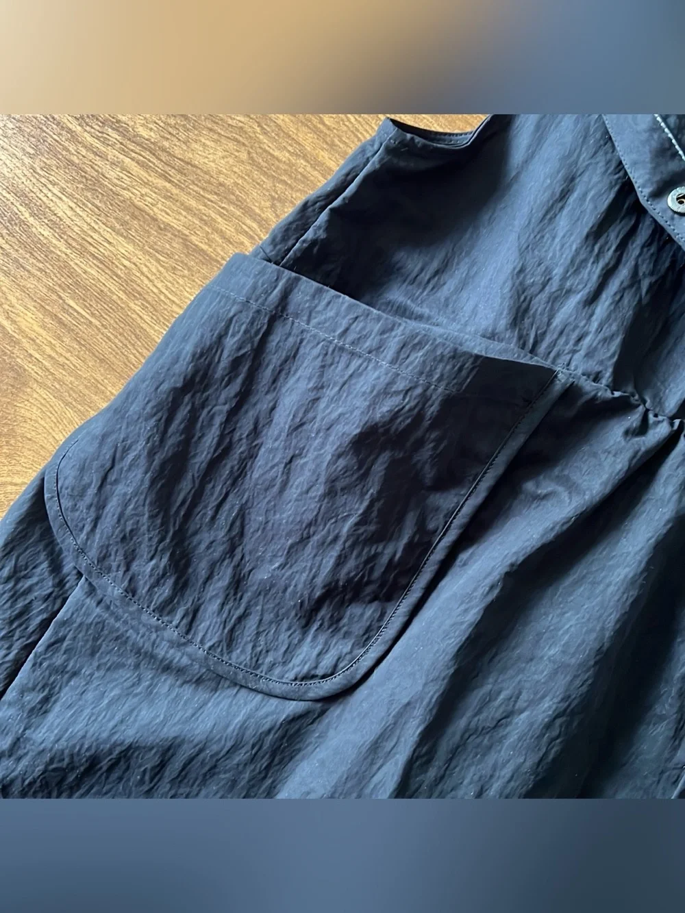Zara Children Black Sleeveless Hooded Pockets Front Dress Kids size 13/14 NWT